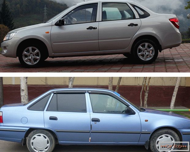 Грант ЛАДА и Даевоо Некиа - бюджетные автомобили, пользующиеся популярностью на российском рынке