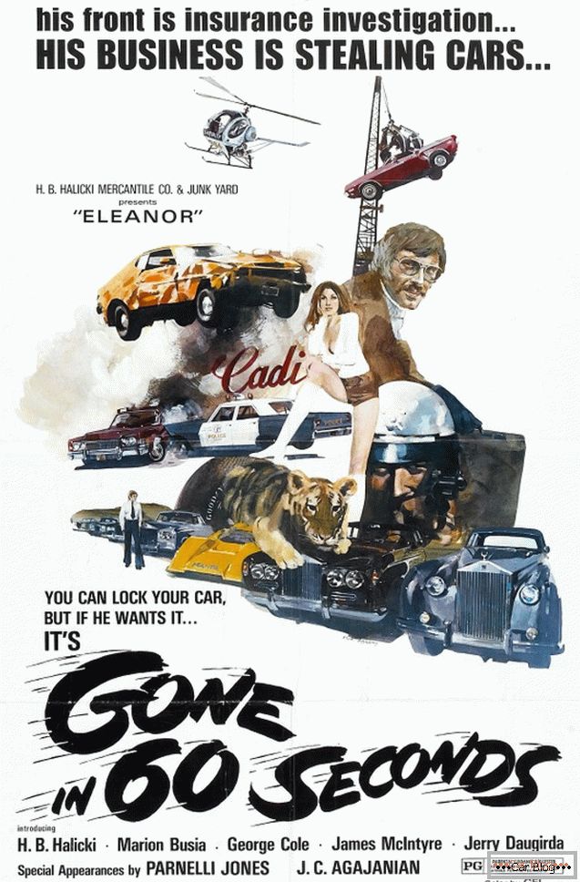 Постер за филм Гоне за 60 секунди 1974